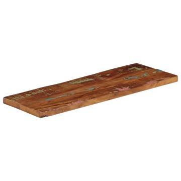 Table Top 70x30x3.8 cm Rectangular Solid Wood Reclaimed