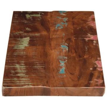 Table Top 70x30x3.8 cm Rectangular Solid Wood Reclaimed