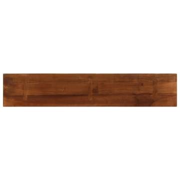 Table Top 140x40x3.8 cm Rectangular Solid Wood Reclaimed