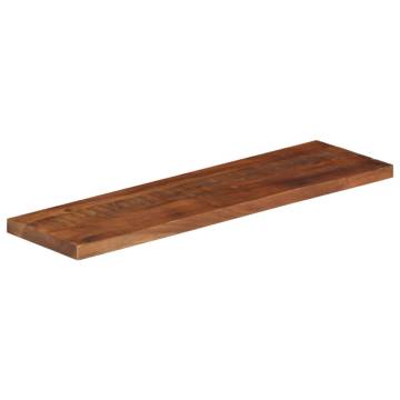 Table Top 120x40x2.5 cm Rectangular Solid Wood Reclaimed