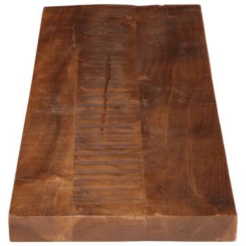 Table Top 120x40x2.5 cm Rectangular Solid Wood Reclaimed