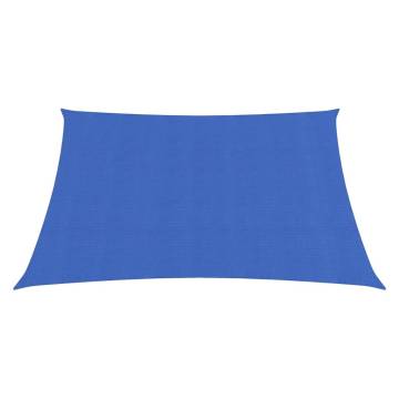 Sunshade Sail 160 g/m² Blue 2x2 m HDPE