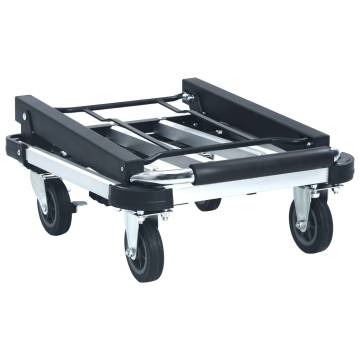 Foldable Transport Trolley 150 kg Aluminium Sliver