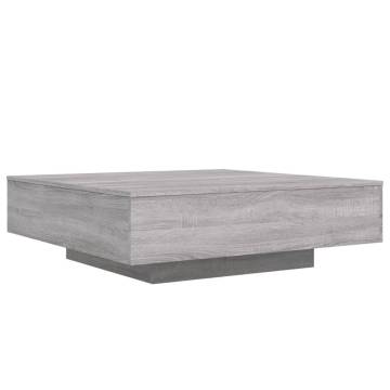 Coffee Table Grey Sonoma 100x100x31 cm Engineered Wood