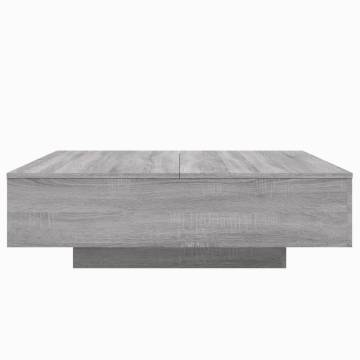 Coffee Table Grey Sonoma 100x100x31 cm Engineered Wood