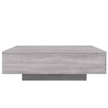 Coffee Table Grey Sonoma 100x100x31 cm Engineered Wood