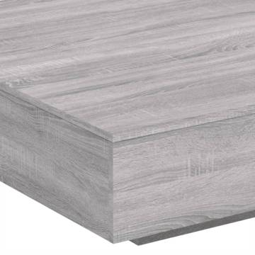 Coffee Table Grey Sonoma 100x100x31 cm Engineered Wood