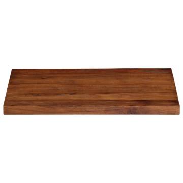 Table Top 90x60x2.5 cm Rectangular Solid Wood Reclaimed