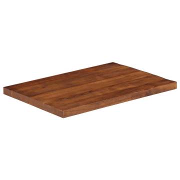 Table Top 70x50x2.5 cm Rectangular Solid Wood Reclaimed