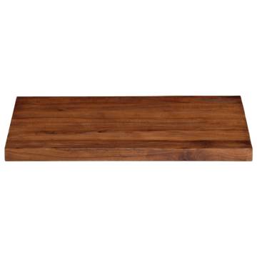 Table Top 70x50x2.5 cm Rectangular Solid Wood Reclaimed