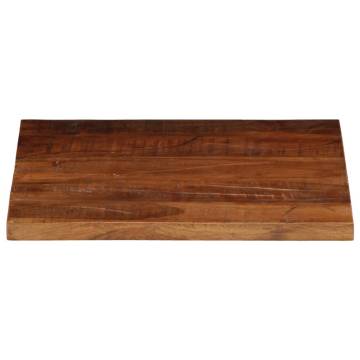 Table Top 50x50x2.5 cm Square Solid Wood Reclaimed