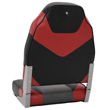 Foldable Boat Seats 2pcs with High Back 44x38x55 cm