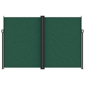 Retractable Side Awning Dark Green 220x1200 cm