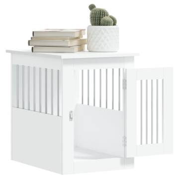 Dog Crate Furniture White 45x62x59 cm Engineered Wood