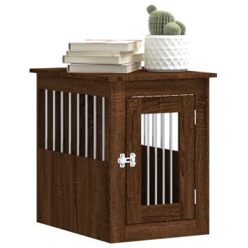 Dog Crate Furniture Brown Oak 45x62x59 cm Engineered Wood