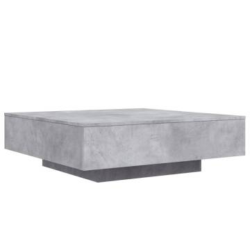 Coffee Table Concrete Grey 100x100x31 cm Engineered Wood