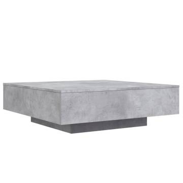 Coffee Table Concrete Grey 100x100x31 cm Engineered Wood