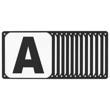 Dressage Arena Letters 12 pcs Steel