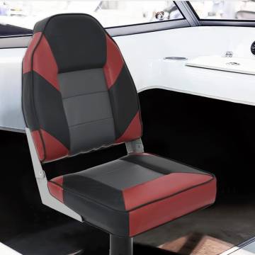 Boat Seat with High Back Foldable 39x43x58 cm