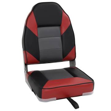 Boat Seat with High Back Foldable 39x43x58 cm