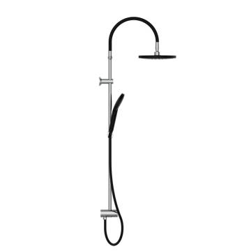 SCHÜTTE Overhead Shower Set MATAO RAIN Chrome-Matt Black