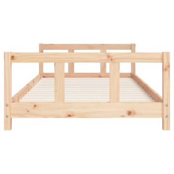 Kids Bed Frame 90x190 cm Solid Wood Pine