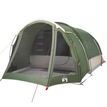 Family Tent 6-Person Green Waterproof