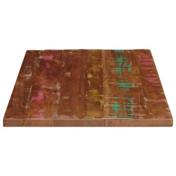 Table Top 90x60x3.8 cm Rectangular Solid Wood Reclaimed