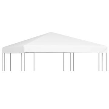 Gazebo Top Cover 270 g/m² 3x3 m White