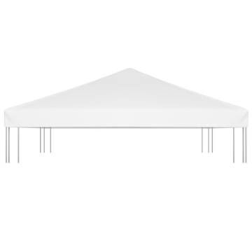 Gazebo Top Cover 270 g/m² 3x3 m White