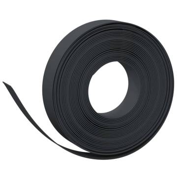 Garden Edgings 5 pcs Black 10 m 10 cm Polyethylene