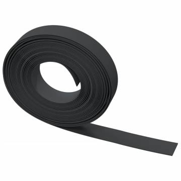 Garden Edgings 5 pcs Black 10 m 10 cm Polyethylene