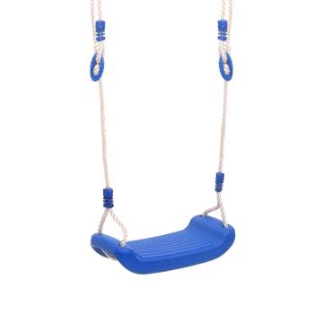 Swing Seats with Ropes 2 pcs Blue 37x15 cm Polyethene