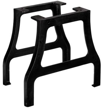 Coffee Table Legs 2 pcs A-Frame Cast Iron