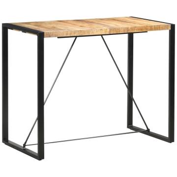 Bar Table 140x70x110 cm Solid Mango Wood