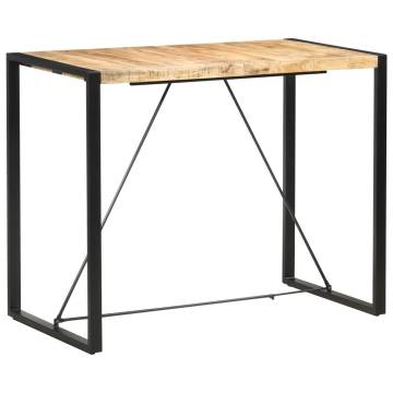 Bar Table 140x70x110 cm Solid Mango Wood