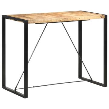 Bar Table 140x70x110 cm Solid Mango Wood