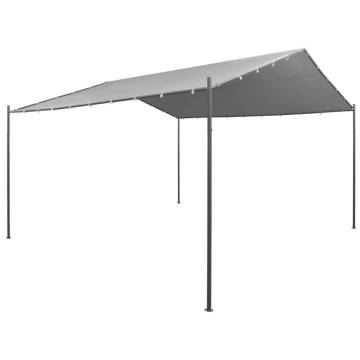 Garden Gazebo Steel 400x400x260 cm Anthracite