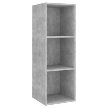 2 Piece TV Cabinet Set Concrete Grey Engineered Wood