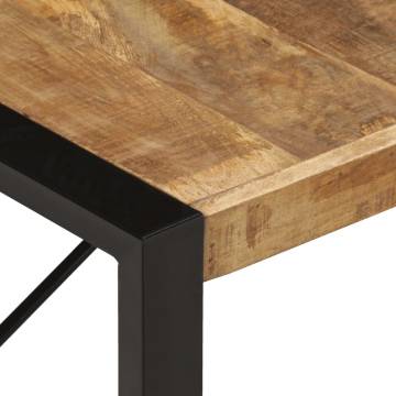 Coffee Table 140x70x40 cm Rough Mango Wood