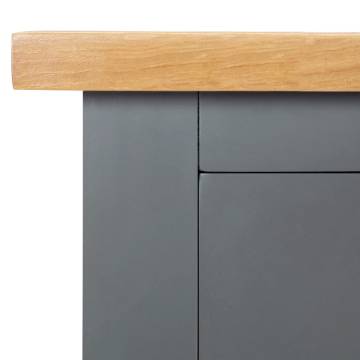 Sideboard 110x33.5x70 cm Solid Oak Wood