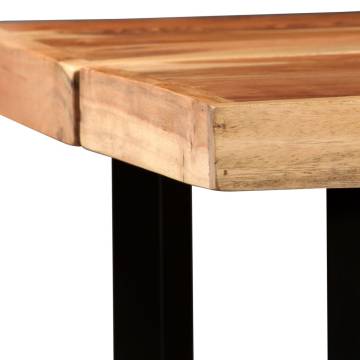 Bar Table Solid Acacia Wood 150x70x107 cm