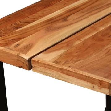 Bar Table Solid Acacia Wood 150x70x107 cm