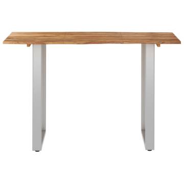 Dining Table 118x58x76 cm Solid Acacia Wood