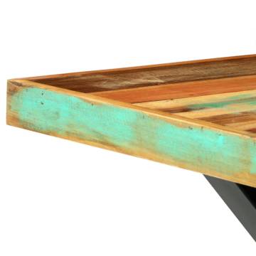 Dining Table 180x90x76 cm Solid Reclaimed Wood