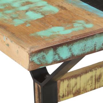 Dining Table 160x80x76 cm Solid Reclaimed Wood