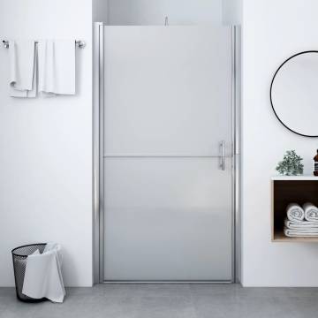 Shower Door Frost Tempered Glass 100x178 cm