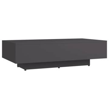 Coffee Table Grey 100x49.5x31 cm Engineered Wood