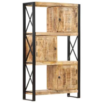 Bookshelf 90x30x150 cm Solid Mango Wood