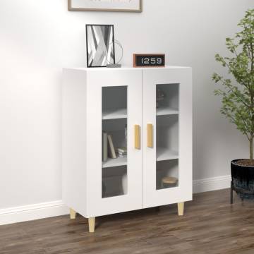 Sideboard White 69.5x34x90 cm Engineered Wood